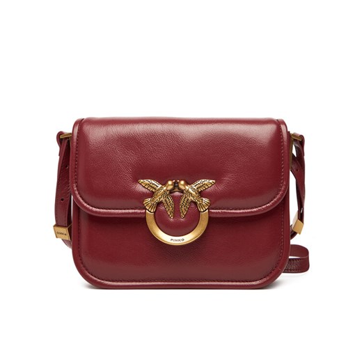 PINKO Torebka Love Box Bag Fl Mini PE 25 PLTT 104297 A26J Bordowy ze sklepu MODIVO w kategorii Listonoszki - zdjęcie 184048903