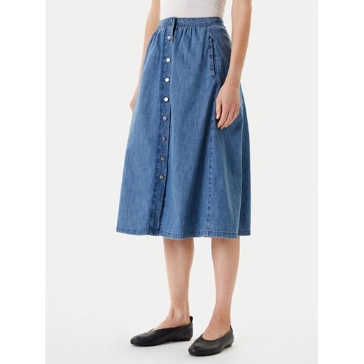 United Colors Of Benetton Spódnica trapezowa 4KOWD004Q Niebieski Regular Fit ze sklepu MODIVO w kategorii Spódnice - zdjęcie 184048923