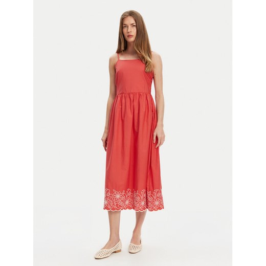 United Colors Of Benetton Sukienka letnia 4KUSDV0B7 Czerwony Regular Fit ze sklepu MODIVO w kategorii Sukienki - zdjęcie 184048951