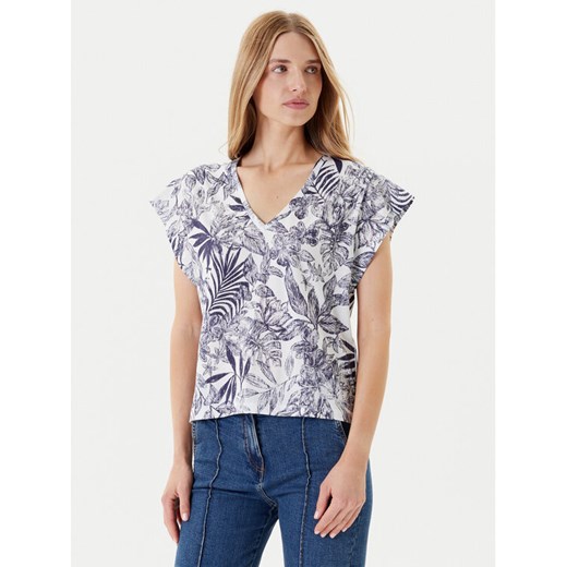 United Colors Of Benetton T-Shirt 3SEBD10AE Niebieski Relaxed Fit ze sklepu MODIVO w kategorii Bluzki damskie - zdjęcie 184048952