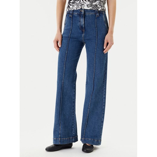 United Colors Of Benetton Jeansy 4W8CDE02F Niebieski Flare Fit ze sklepu MODIVO w kategorii Jeansy damskie - zdjęcie 184048973