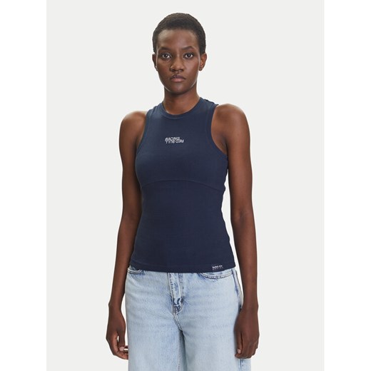 Pepe Jeans Top Red Bull Racing Logo RL500011 Granatowy Slim Fit ze sklepu MODIVO w kategorii Bluzki damskie - zdjęcie 184049004