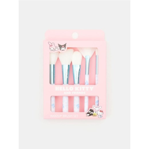 Sinsay - Pędzle do makijażu 5 pack Hello Kitty - błękitny ze sklepu Sinsay w kategorii Pędzle do makijażu - zdjęcie 184051134