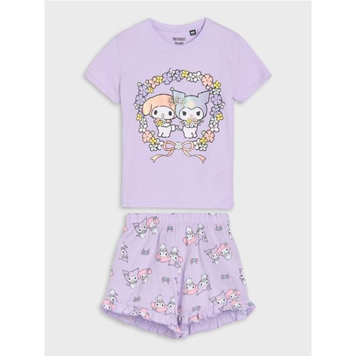Sinsay - Piżama dwuczęściowa Hello Kitty - fioletowy ze sklepu Sinsay w kategorii Piżamy dziecięce - zdjęcie 184051152