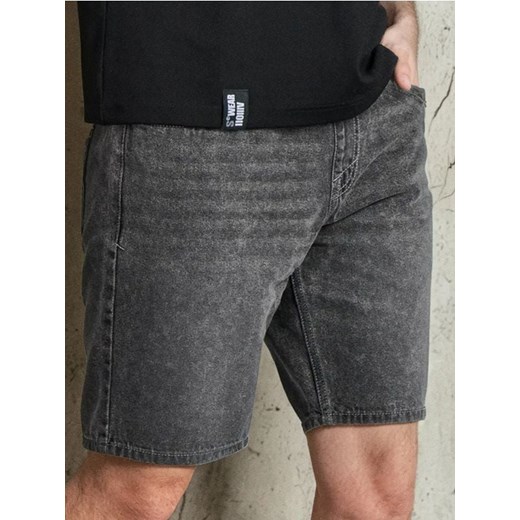 Sinsay - Szorty jeansowe jogger - szary ze sklepu Sinsay w kategorii Spodenki męskie - zdjęcie 184051174