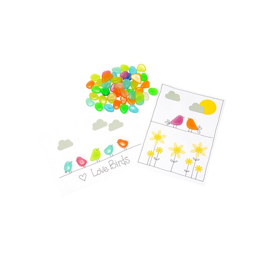 SUNNYSUE Świecące kamyczki (50 szt.) w różnych kolorach - 3+ Sunnysue onesize wyprzedaż Limango Polska