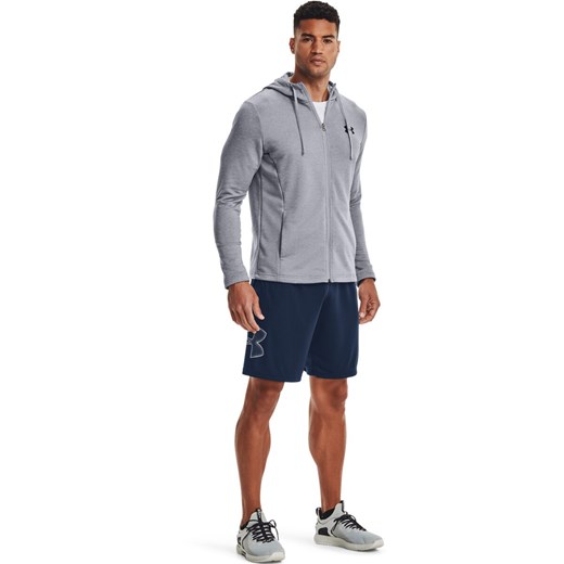 Męskie szorty treningowe UNDER ARMOUR TECH GRAPHIC SHORT - granatowe ze sklepu Sportstylestory.com w kategorii Spodenki męskie - zdjęcie 184054912