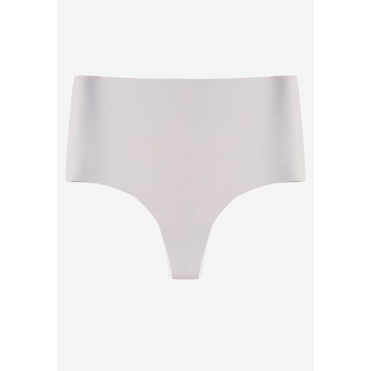 Jasnoszare Bezszwowe Majtki High Waist Kolunea ze sklepu renee.pl w kategorii Majtki damskie - zdjęcie 184055133