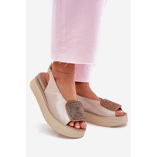 Espadryle damskie Zazoo na lato skórzane