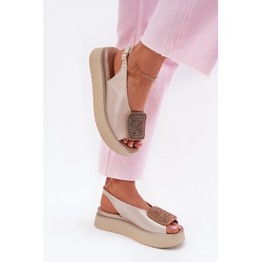 Espadryle damskie Zazoo skórzane