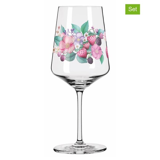 RITZENHOFF Kieliszki (2 szt.) w kolorze jasnoróżowym do koktajli - 544 ml ze sklepu Limango Polska w kategorii Naczynia - zdjęcie 184056310