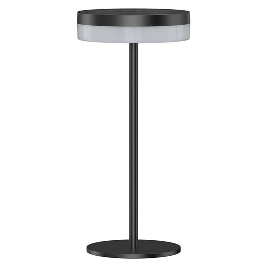 lumisky Solarna lampa stołowa &quot;Vivia Mini&quot; w kolorze czarnym - wys. 27,2 x Ø 15,5 cm ze sklepu Limango Polska w kategorii Lampy stołowe - zdjęcie 184056330
