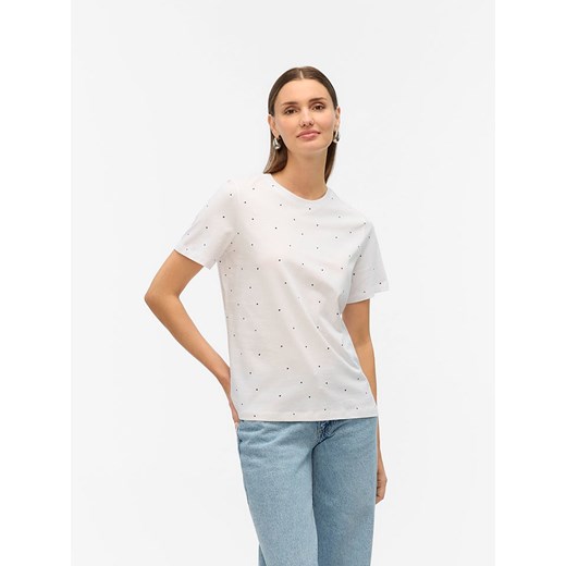 Vero Moda Koszulka w kolorze białym ze sklepu Limango Polska w kategorii Bluzki damskie - zdjęcie 184056790