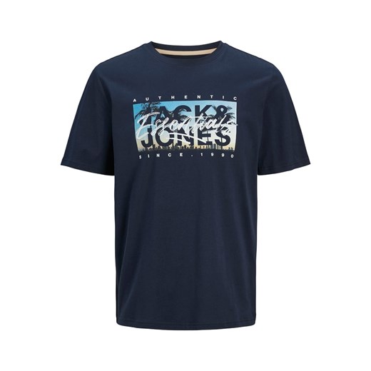 Jack &amp; Jones Koszulka &quot;Colton&quot; w kolorze granatowym ze sklepu Limango Polska w kategorii T-shirty męskie - zdjęcie 184056842