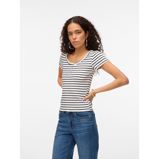Vero Moda Koszulka &quot;Sea&quot; w kolorze białym ze sklepu Limango Polska w kategorii Bluzki damskie - zdjęcie 184057072