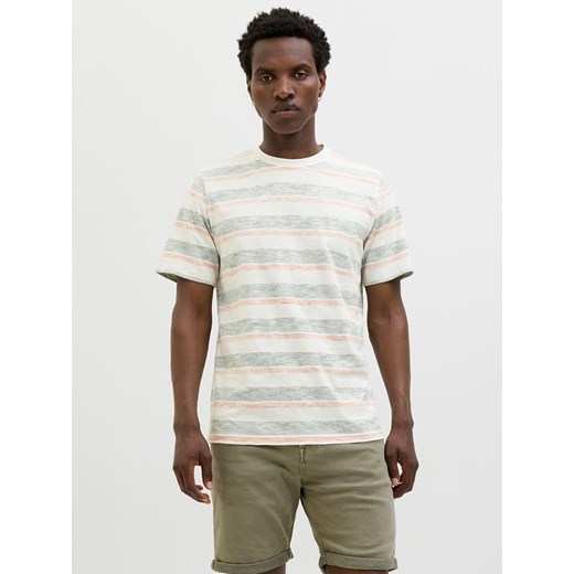 Jack &amp; Jones Koszulka &quot;Birk&quot; w kolorze szaro-białym ze sklepu Limango Polska w kategorii T-shirty męskie - zdjęcie 184057133