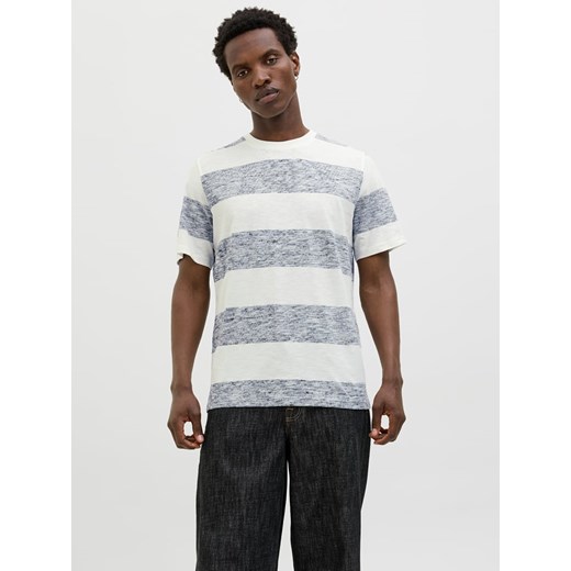 Jack &amp; Jones Koszulka &quot;Birk&quot; w kolorze szaro-białym ze sklepu Limango Polska w kategorii T-shirty męskie - zdjęcie 184057140