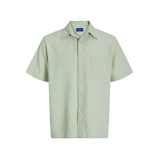 Jack & Jones koszula męska z bawełny z krótkim rękawem z klasycznym kołnierzykiem 