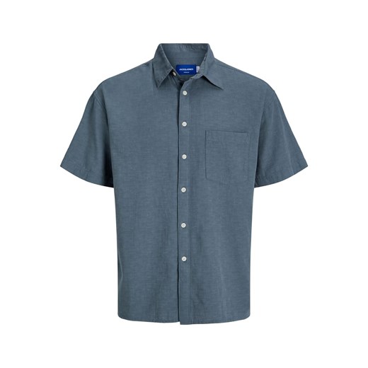 Koszula męska Jack & Jones casual z klasycznym kołnierzykiem z krótkim rękawem 