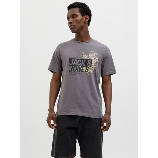 T-shirt męski Jack & Jones bawełniany z krótkim rękawem młodzieżowy 