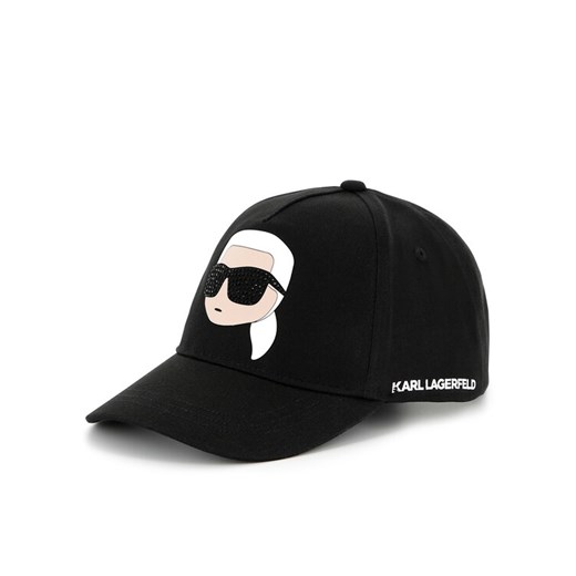Czapka z daszkiem KARL LAGERFELD Z30387 Czarny ze sklepu eobuwie.pl w kategorii Czapki dziecięce - zdjęcie 184057624