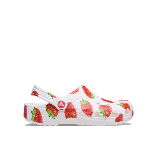 Klapki Crocs Classic Fresh Fruits Clog 211008 Biały ze sklepu eobuwie.pl w kategorii Klapki damskie - zdjęcie 184057631