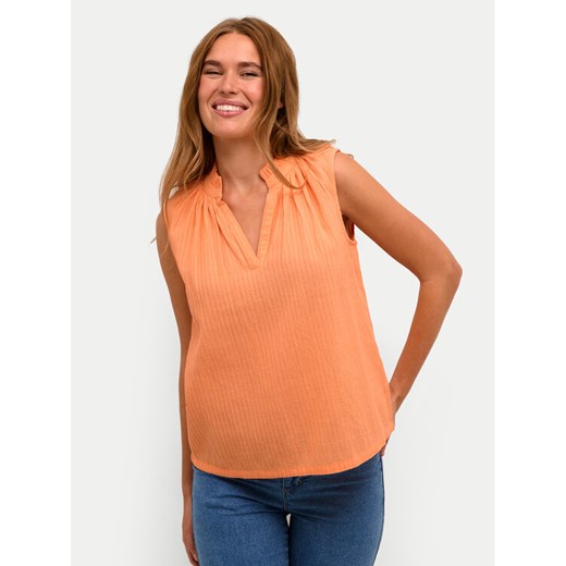 Kaffe Bluzka Alice 10508545 Pomarańczowy Regular Fit ze sklepu MODIVO w kategorii Bluzki damskie - zdjęcie 184058001