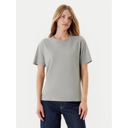 United Colors Of Benetton T-Shirt 3BVXD102P Szary Regular Fit ze sklepu MODIVO w kategorii Bluzki damskie - zdjęcie 184058011