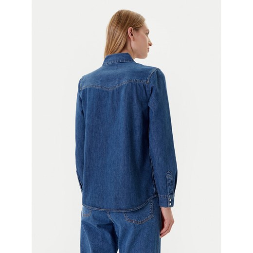 United Colors Of Benetton Koszula jeansowa 5RZKDQ06T Niebieski Regular Fit ze sklepu MODIVO w kategorii Koszule damskie - zdjęcie 184058023