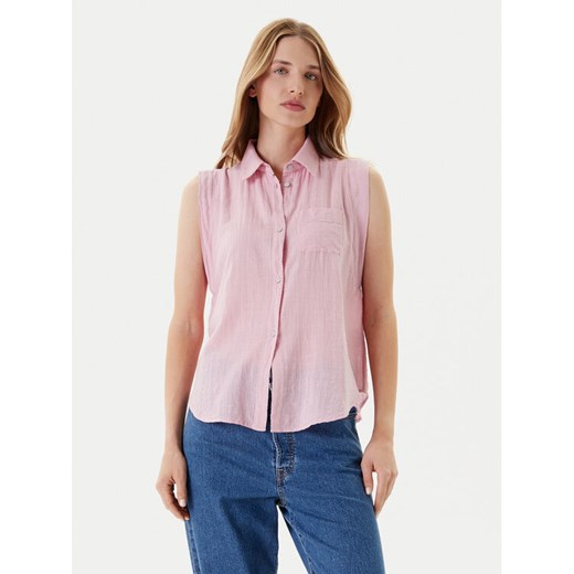 United Colors Of Benetton Koszula 5ONVDQ0C1 Różowy Regular Fit ze sklepu MODIVO w kategorii Koszule damskie - zdjęcie 184058033