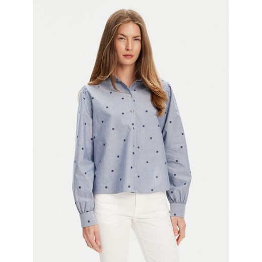 United Colors Of Benetton Koszula 5D51DQ0BF Niebieski Regular Fit ze sklepu MODIVO w kategorii Koszule damskie - zdjęcie 184058043