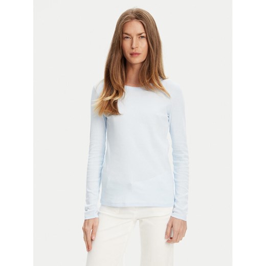 United Colors Of Benetton Bluzka 3GA2E16F9 Błękitny Regular Fit ze sklepu MODIVO w kategorii Bluzki damskie - zdjęcie 184058073