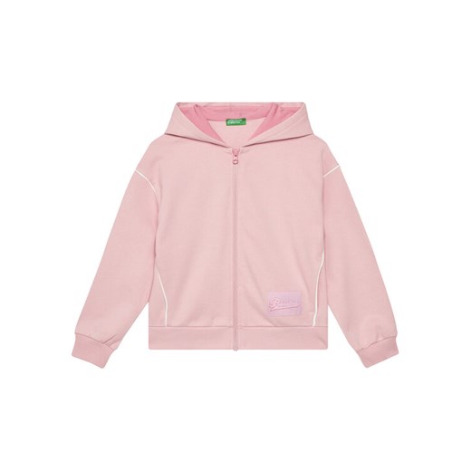 United Colors Of Benetton Bluza 3UNIC504T Różowy Oversize ze sklepu MODIVO w kategorii Bluzy dziewczęce - zdjęcie 184058083