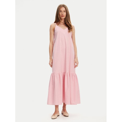 United Colors Of Benetton Sukienka letnia 4SZRDV0B8 Różowy Relaxed Fit ze sklepu MODIVO w kategorii Sukienki - zdjęcie 184058084