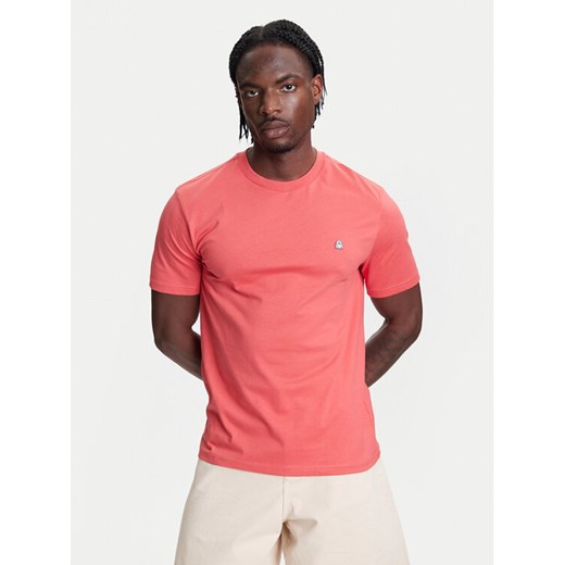 United Colors Of Benetton T-Shirt 3MI5J1AF7 Czerwony Regular Fit ze sklepu MODIVO w kategorii T-shirty męskie - zdjęcie 184058100
