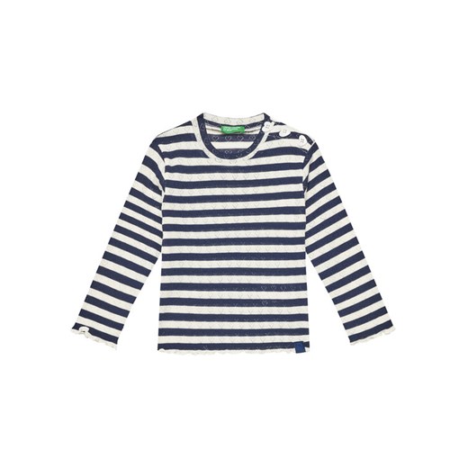 United Colors Of Benetton Bluzka 33LQG10J7 Granatowy Regular Fit ze sklepu MODIVO w kategorii Bluzki dziewczęce - zdjęcie 184058124