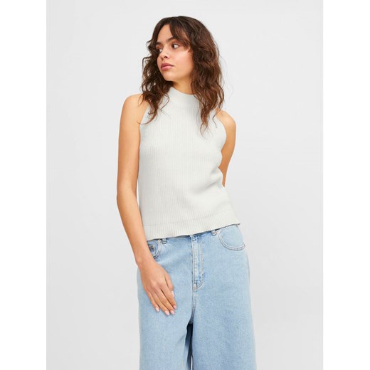 JJXX Bluzka Zitta 12226992 Biały Slim Fit ze sklepu MODIVO w kategorii Bluzki damskie - zdjęcie 184058170