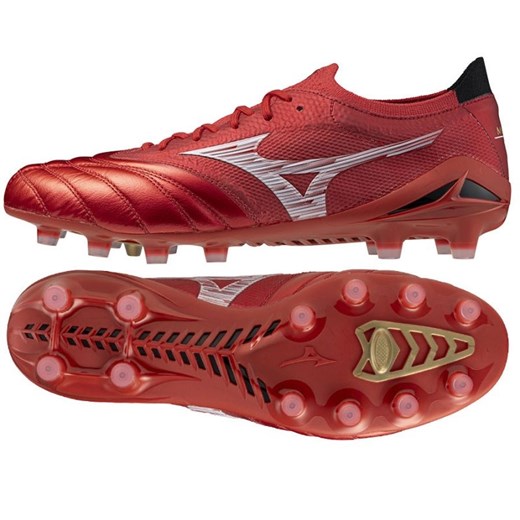 Buty piłkarskie Mizuno Morelia Neo Iv Beta Japan Fg M P1GA254060 czerwone ze sklepu ButyModne.pl w kategorii Buty sportowe męskie - zdjęcie 184059060