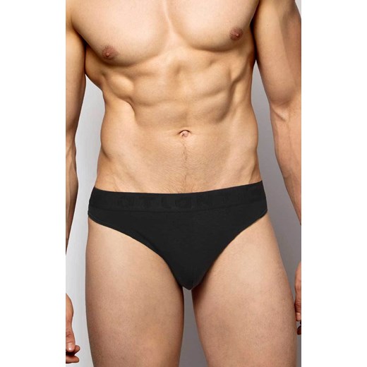 Atlantic 2-pack slipy męskie czarne 2BMP-016, Kolor czarny, Rozmiar M, ATLANTIC ze sklepu Primodo w kategorii Majtki męskie - zdjęcie 184059592