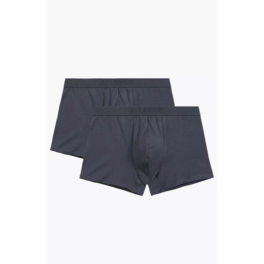 Atlantic 2-pack bokserki męskie grafitowe 2MBX-074, Kolor grafitowy, Rozmiar M, ATLANTIC ze sklepu Primodo w kategorii Majtki męskie - zdjęcie 184059654