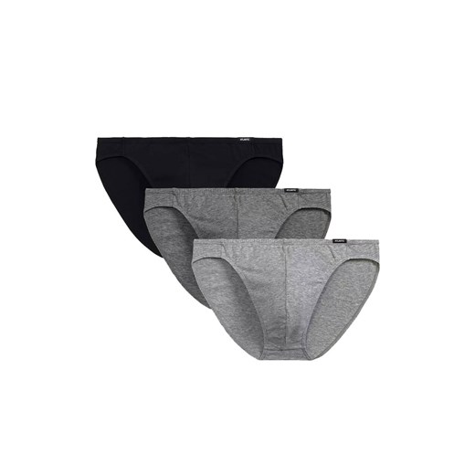 Atlantic 3-pack slipy męskie mini 3BMP-230-CZA/SZM/SZMC, Kolor czarno-szary, Rozmiar S, ATLANTIC ze sklepu Primodo w kategorii Majtki męskie - zdjęcie 184059793