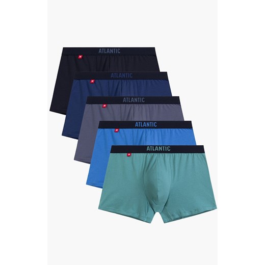 Atlantic 5-pack bokserki męskie 5SMH-004-ZIEJ/GRA/NIEJ/IND/NIEC, Kolor multicolour, Rozmiar S, ATLANTIC ze sklepu Primodo w kategorii Majtki męskie - zdjęcie 184059982