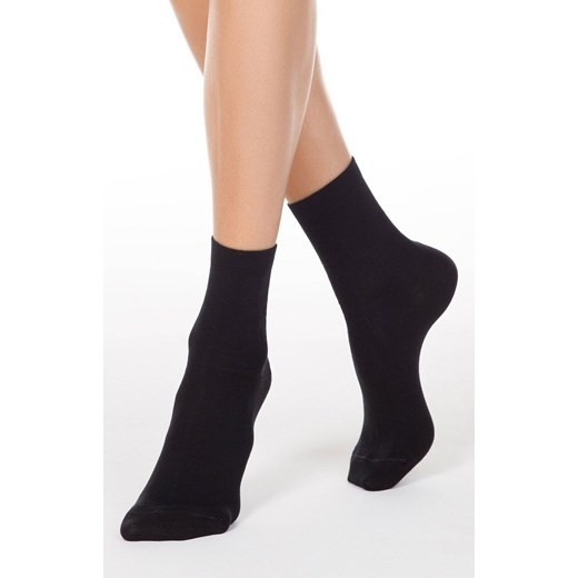 Klasyczne bawełniane skarpetki damskie czarne 3DSOCKS, Kolor czarny, Rozmiar 38-41, Conte ze sklepu Primodo w kategorii Skarpetki damskie - zdjęcie 184062311