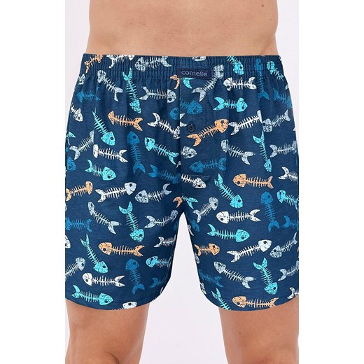 Luźne bokserki męskie Classic 001/171, Kolor jeans-wzór, Rozmiar S, Cornette ze sklepu Primodo w kategorii Majtki męskie - zdjęcie 184063180