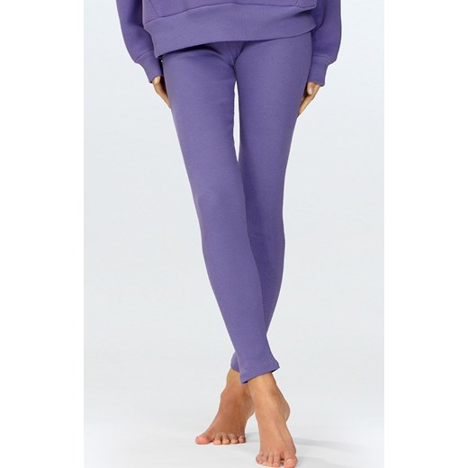 Legginsy prążkowane damskie fioletowe Oseye, Kolor fioletowy, Rozmiar S, DKaren ze sklepu Primodo w kategorii Spodnie damskie - zdjęcie 184063854