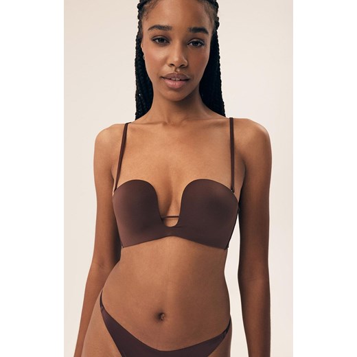 Esotiq biustonosz push-up Novelty 43127-01X, Kolor brązowy, Rozmiar 65C, Esotiq ze sklepu Primodo w kategorii Biustonosze - zdjęcie 184066690