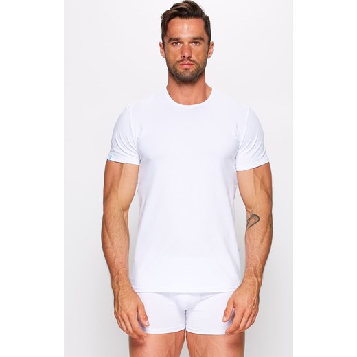Koszulka męska t-shirt z krótkim rękawem biały 01/9-82/2, Kolor biały, Rozmiar L, Fabio Undercare ze sklepu Primodo w kategorii T-shirty męskie - zdjęcie 184067762