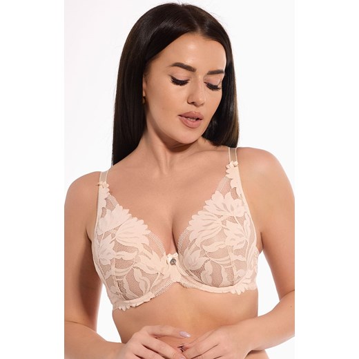 Gaia biustonosz push-up cappuccino Sophia Art.1225, Kolor cappuccino, Rozmiar 75A, Gaia ze sklepu Primodo w kategorii Biustonosze - zdjęcie 184070603