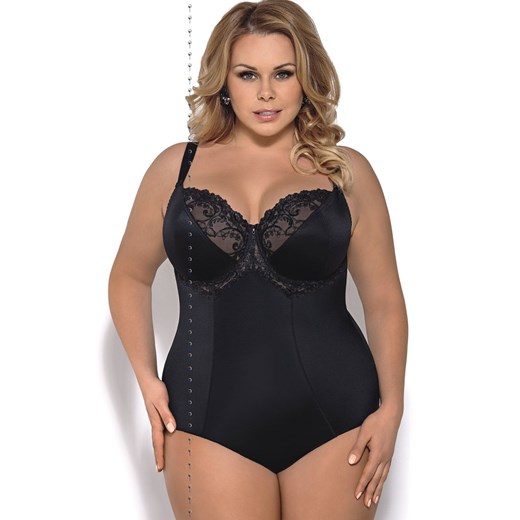Modelujące czarne body damskie z miseczkami K356 Gala, Kolor czarny, Rozmiar 80C, Gorsenia ze sklepu Primodo w kategorii Body damskie - zdjęcie 184071100