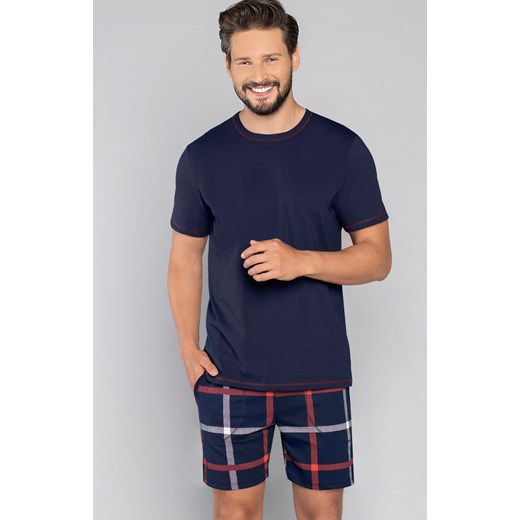 Horton piżama męska kr.kr., Kolor granatowy, Rozmiar 2XL, Italian Fashion ze sklepu Primodo w kategorii Piżamy męskie - zdjęcie 184072793